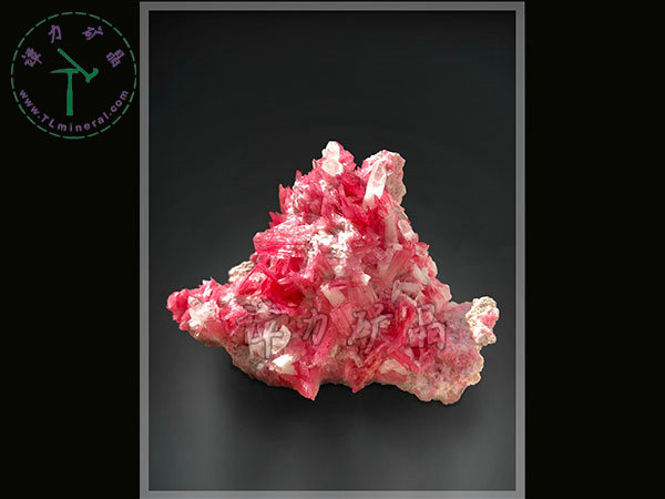 薔薇輝石+水晶，秘魯，10x9x5.5cm
